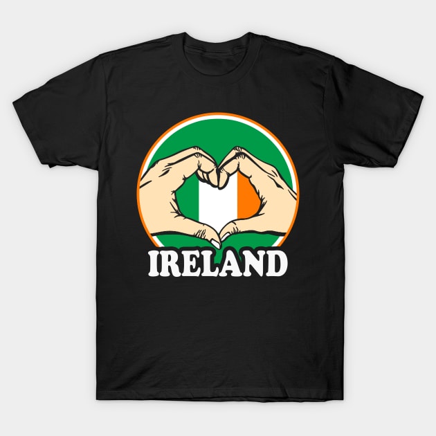 I Love Ireland T-Shirt by Mila46